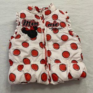 🪸🪸🪸 DISNEY MINNIE MOUSE GIRLS NYLON VEST SIZE 24 MONTHS 🪸🪸🪸
